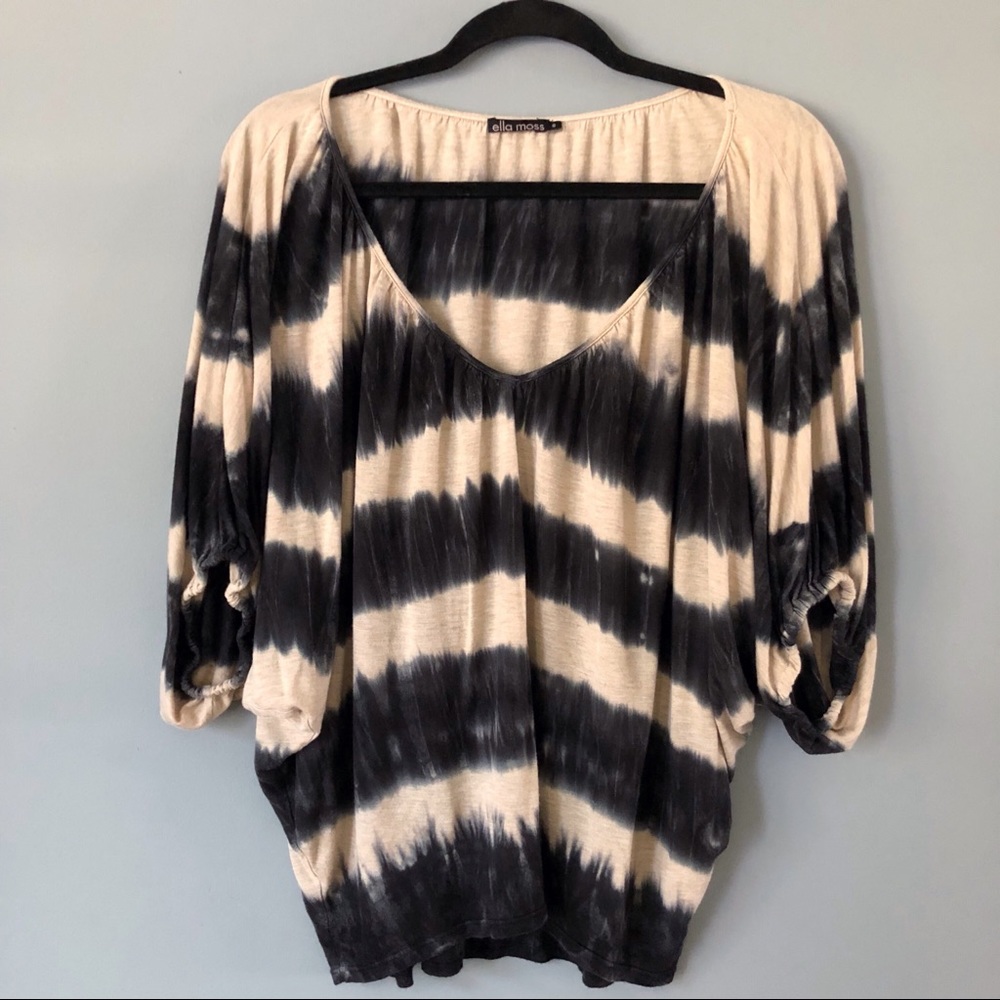 Ella Moss tie dye batwing shirt